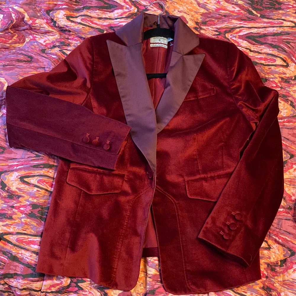 Velvet Tuxedo Jacket. Altuzarra for Target 20th Anniversary Collection. XL